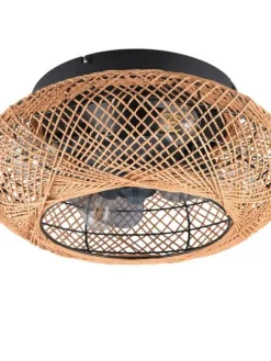 Trio Lighting Sisustusvalaisimet|tuuletinkattovalaisin Lillesand 4xE27 mattamus