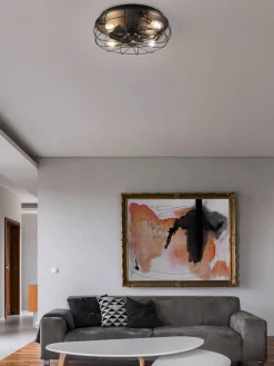 Trio Lighting Sisustusvalaisimet|tuuletinkattovalaisin Trondheim 4xE27 mattamus