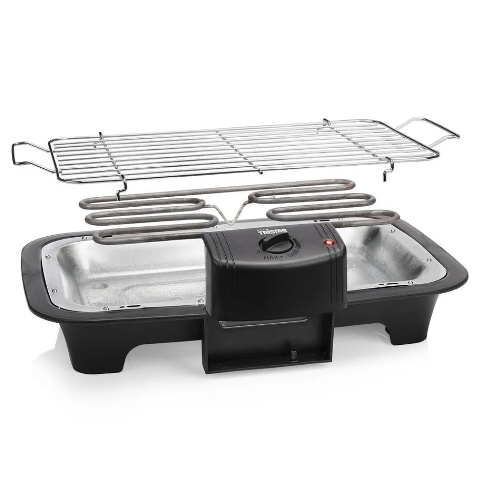 Tristar Grillaus|sähköinen BBQ-grilli jalustalla 2000 W