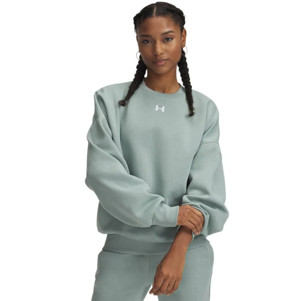 Under Armour Fleecet, Colleget Ja Hupparit|college Rival Fleece os Crew W 348 Silica green