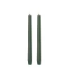 LED-kruunukynttilä 2,3x25 cm Olive Green Smooth 2 kpl>Uyuni New