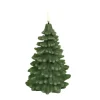 Uyuni Koriste- Ja Kausivalot|LED-kynttilä kuusi 10x15 cm Olive green Smooth