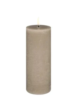 Uyuni Koriste- Ja Kausivalot|LED-kynttilä 7,8x20 cm Sandstone Rustic