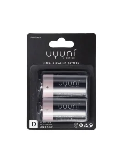 Uyuni Paristot|Lamput Ja Valaisintarvikkeet|paristo D Battery 1,5V 16.000 mAh 2 kpl/pkt
