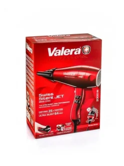 Valera Hiustenhoito|hiustenkuivaaja Swiss Silent Jet 8500 Ionic punainen