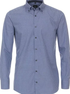 Venti Kauluspaidat|paita 123942400 Modern fit 100 tummansininen