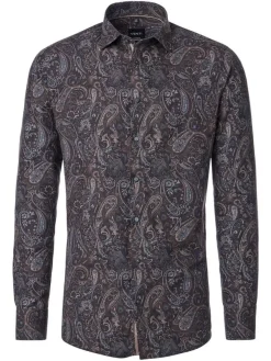 Venti Kauluspaidat|paita 134135100 Modern fit 750 Anthracite