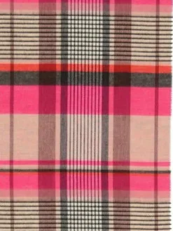 V.Fraas Huivit|ruutukaulaliina Cashmink 701043 411 Rosa / Pinkki