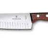 Santoku 17 cm ovaalihiottu puukahvalla>Victorinox Clearance