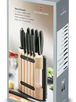 Victorinox Veitset Ja Leikkuulaudat|Veitsitukki  11-osaa Swiss Classic