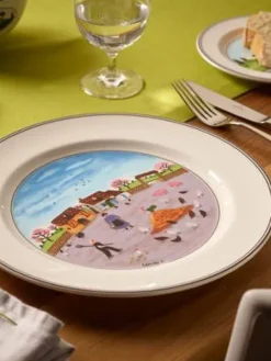 Villeroy&Boch Astiat|Design Naif Lautanen 27cm Poultry farm