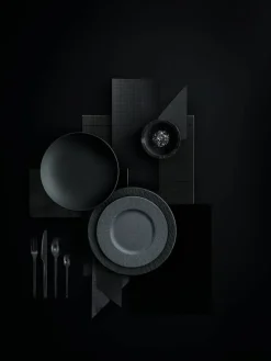 Villeroy&Boch Aterimet|Manufacture Rock aterinsetti 380x260x50mm musta 16-os.