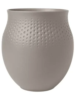 Manufacture Collier vaasi 16,5x16,5x18 cm 2,64 L taupe perle>Villeroy&Boch Online