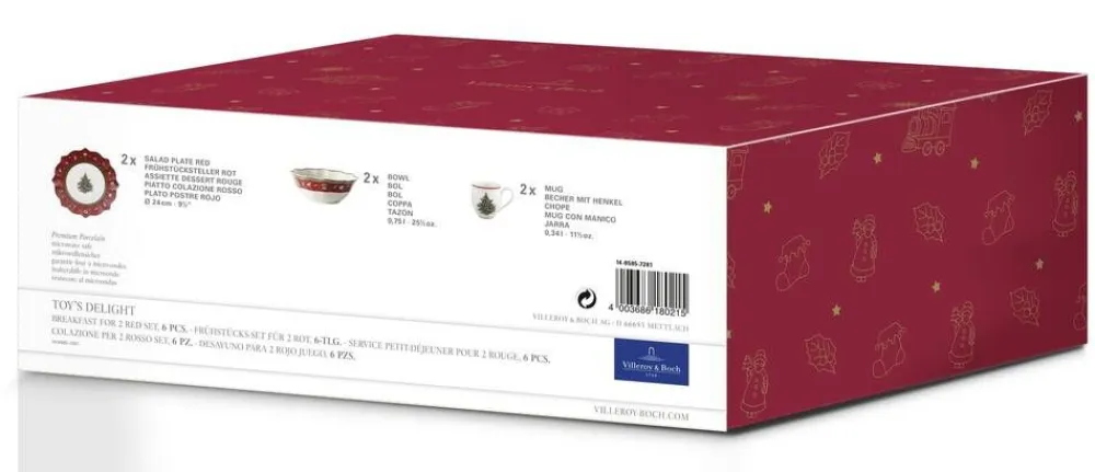 muut Toy's Delight aamiaissetti kahdelle 6-os.>Villeroy&Boch