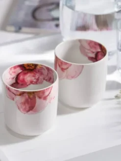 Villeroy&Boch Astiat|Rose Garden Muki 8,5x8,5x9 cm 0,29l 2-os.