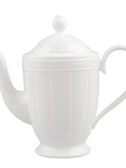 White Pearl Kahvikannu 1,35l 6 hlö>Villeroy&Boch