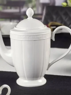 White Pearl Kahvikannu 1,35l 6 hlö>Villeroy&Boch