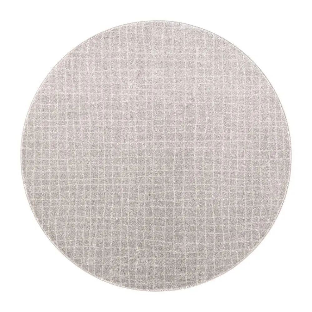 VM-Carpet Pyöreät Matot|Aari 13 harmaa, kantti 5430, Ø 240 cm