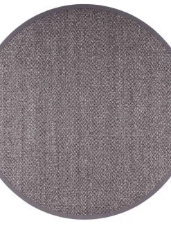 Barrakuda 9371 antrasiitti, Ø 200 cm, kantti 38>VM-Carpet Sale