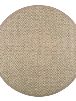 Barrakuda 9307 natur, Ø 200 cm, kantti 25>VM-Carpet