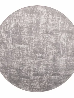VM-Carpet Pyöreät Matot|Basaltti 830 harmaa ø 160 cm, kantti 5434