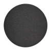 VM-Carpet Pyöreät Matot|Esmeralda 79 musta, Ø 200 cm, kantti 020 B