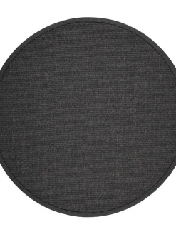 VM-Carpet Pyöreät Matot|Esmeralda 79 musta, Ø 200 cm, kantti 020 B