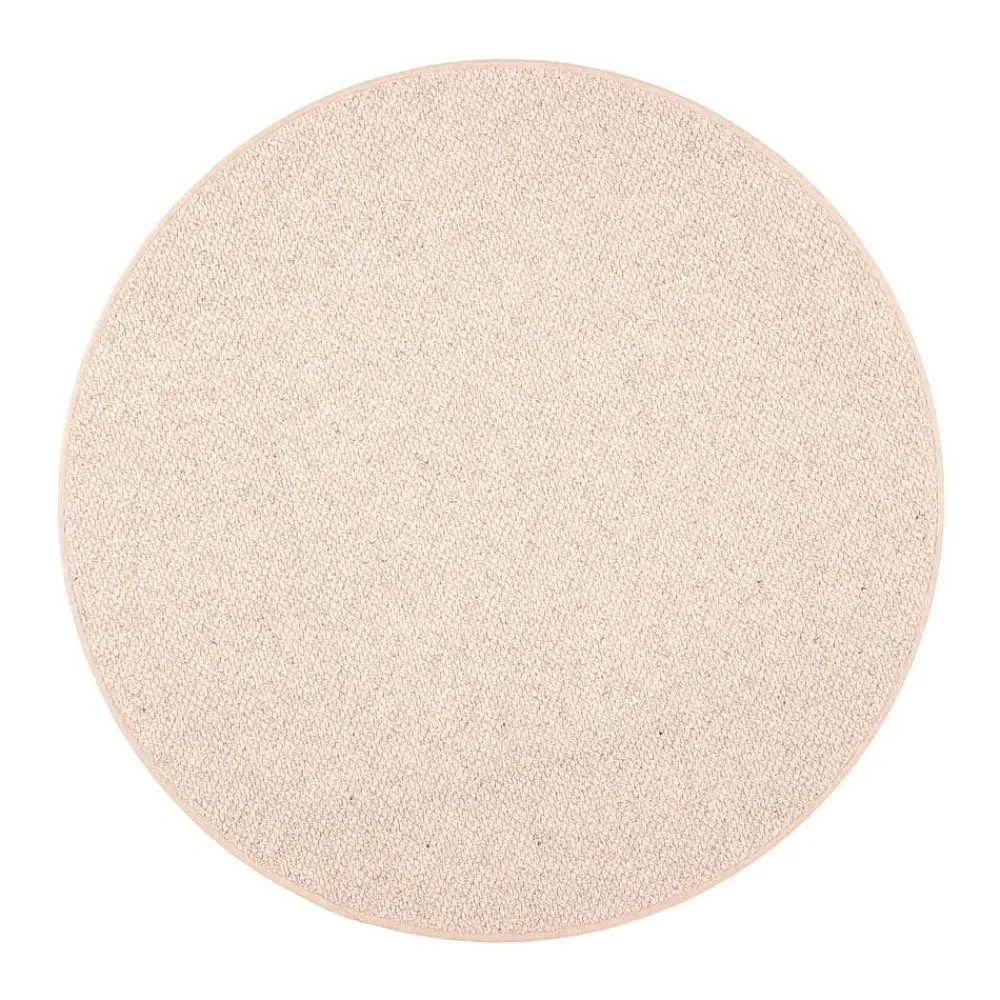 VM-Carpet Pyöreät Matot|Hehku, 274 greige Ø 240 cm, kantti 101 B
