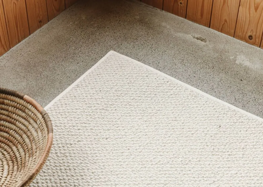 VM-Carpet Keskilattiamatot|Hehku, 69 valkoinen 133*200 cm, kantti 1 B