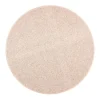 VM-Carpet Pyöreät Matot|Hiillos, 740 harmaa Ø 133 cm, kantti 101 B