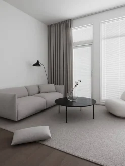 VM-Carpet Keskilattiamatot|Hiillos, 740 harmaa 160*230 cm, kantti 101 B