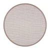 VM-Carpet Pyöreät Matot|Kelo beige/valkoinen 72/81  Ø 133 cm, kantti 32