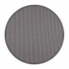 VM-Carpet Pyöreät Matot|Lyyra 78 tummanharmaa, Ø 160 cm, kantti 38