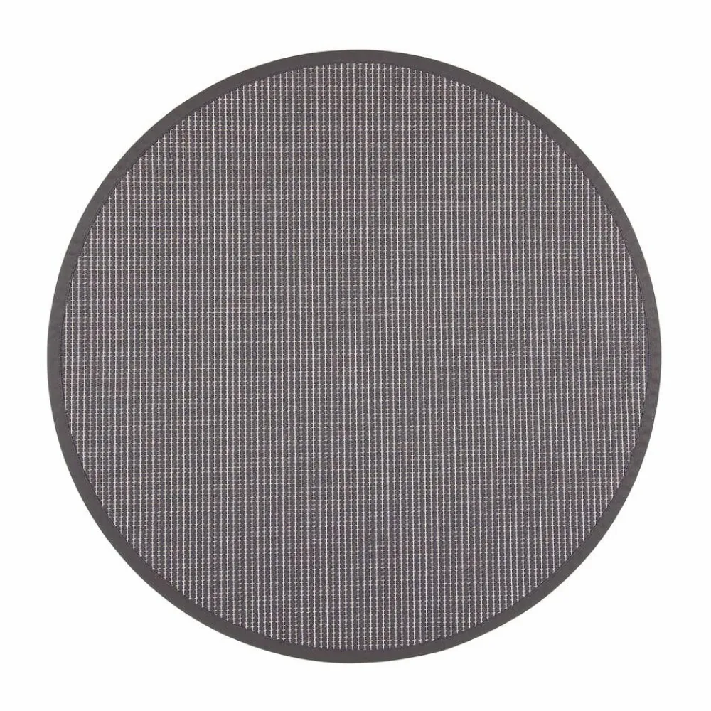 Lyyra 78 tummanharmaa, Ø 133 cm, kantti 38>VM-Carpet Sale