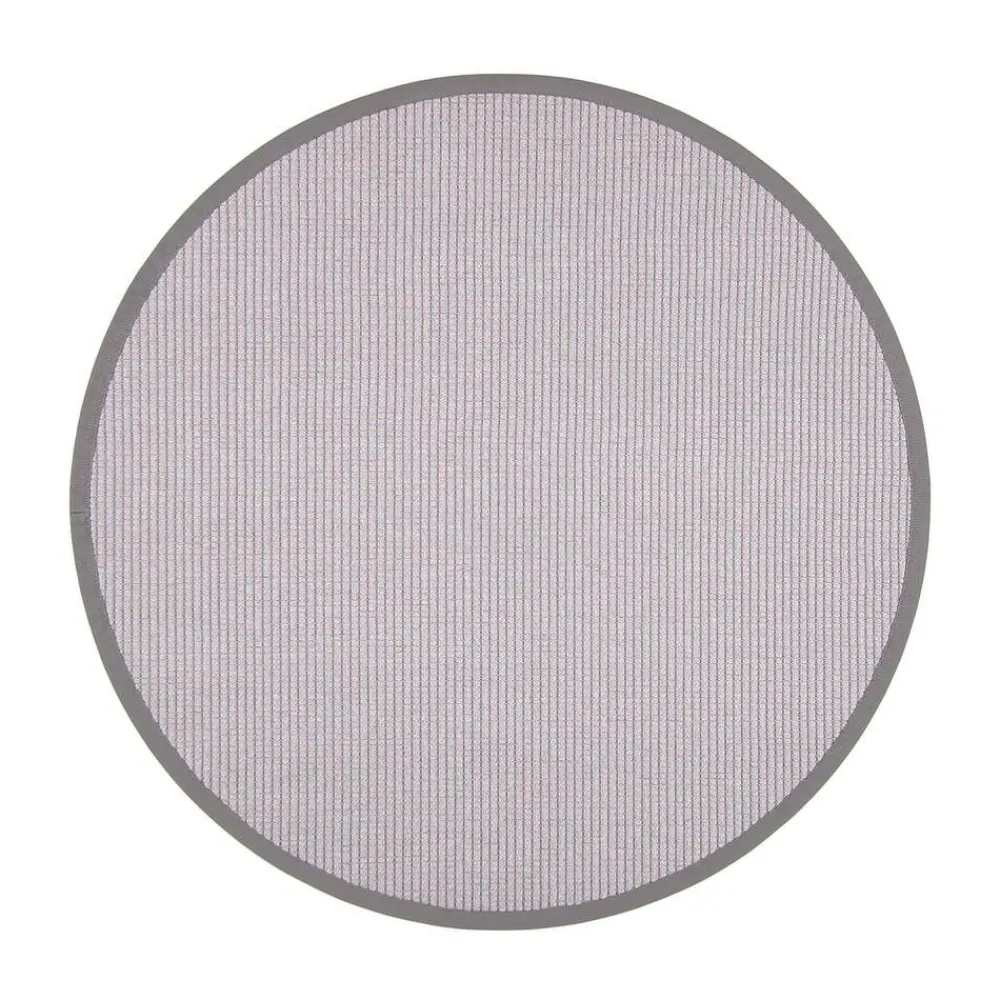 Lyyra 66 vaaleanharmaa Ø 200 cm, kantti 29>VM-Carpet Sale
