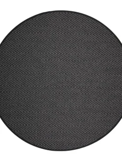 matto Elsa Ø 160 cm musta>VM-Carpet Discount