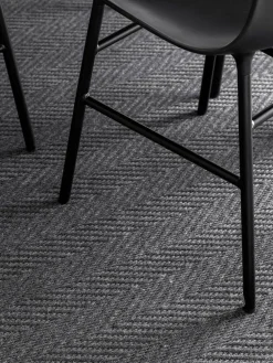 matto Elsa Ø 133 cm musta>VM-Carpet New