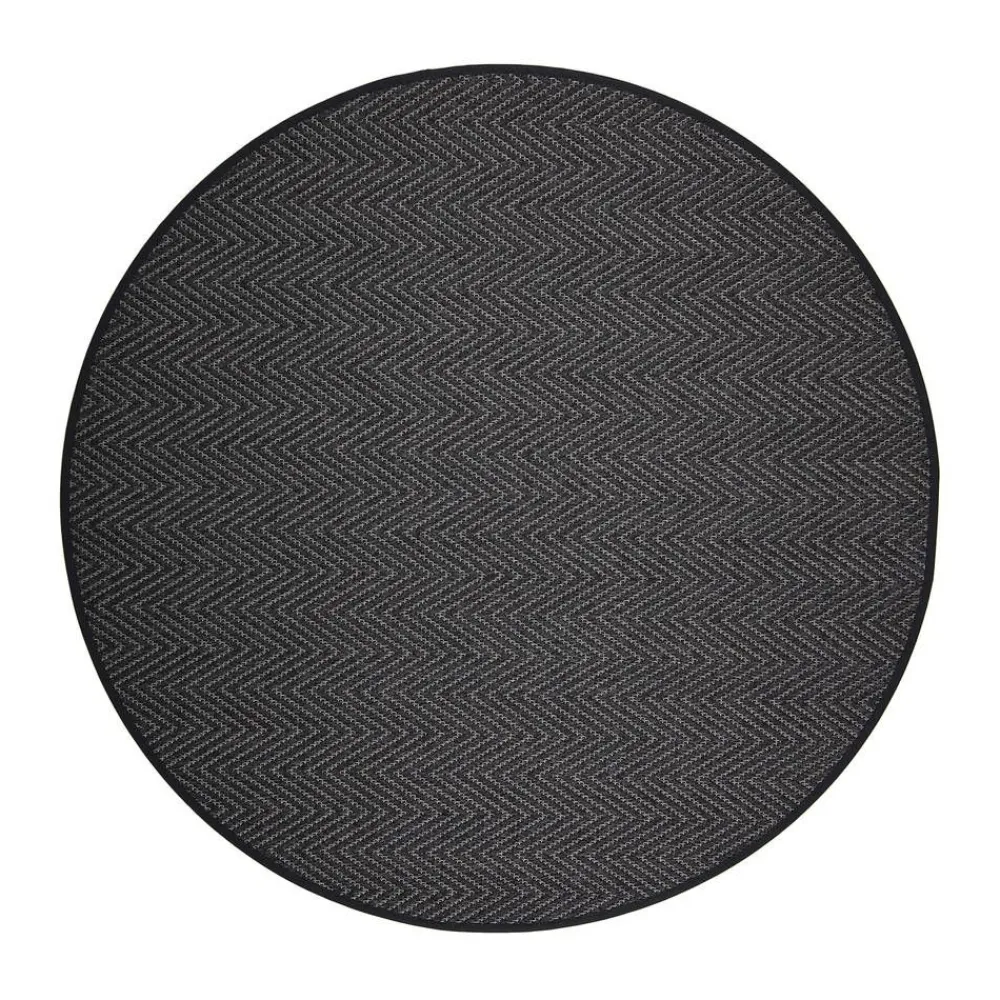 VM-Carpet Pyöreät Matot|matto Elsa Ø 240 cm musta
