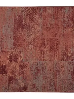 VM-Carpet Käytävämatot|matto Rustiikki 80x200 cm 14 puna-oranssi