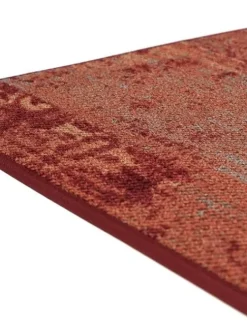 VM-Carpet Käytävämatot|matto Rustiikki 80x200 cm 14 puna-oranssi