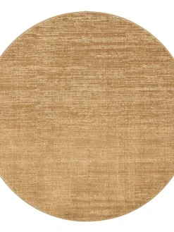 VM-Carpet Pyöreät Matot|matto Sametti ø 240 cm 246 keltainen