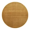 matto Satine ø 133 cm 371 keltainen>VM-Carpet Best
