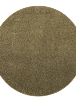 VM-Carpet Pyöreät Matot|Onni, 26 vihreä Ø 160 cm, kantti 5764