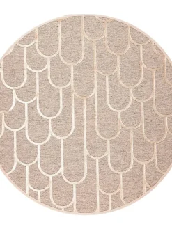 VM-Carpet Pyöreät Matot|Paanu, 1 beige, Ø 200 cm