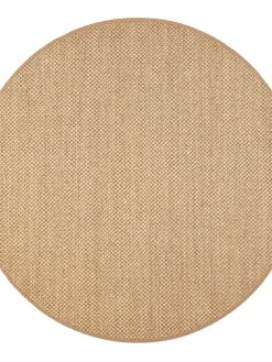 VM-Carpet Pyöreät Matot|Panama, 6021 olki, Ø 200 cm, kantti 32 B
