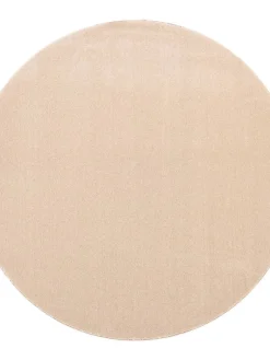 VM-Carpet Pyöreät Matot|Puuteri, 132 beige, Ø 240 cm, kantti 5978