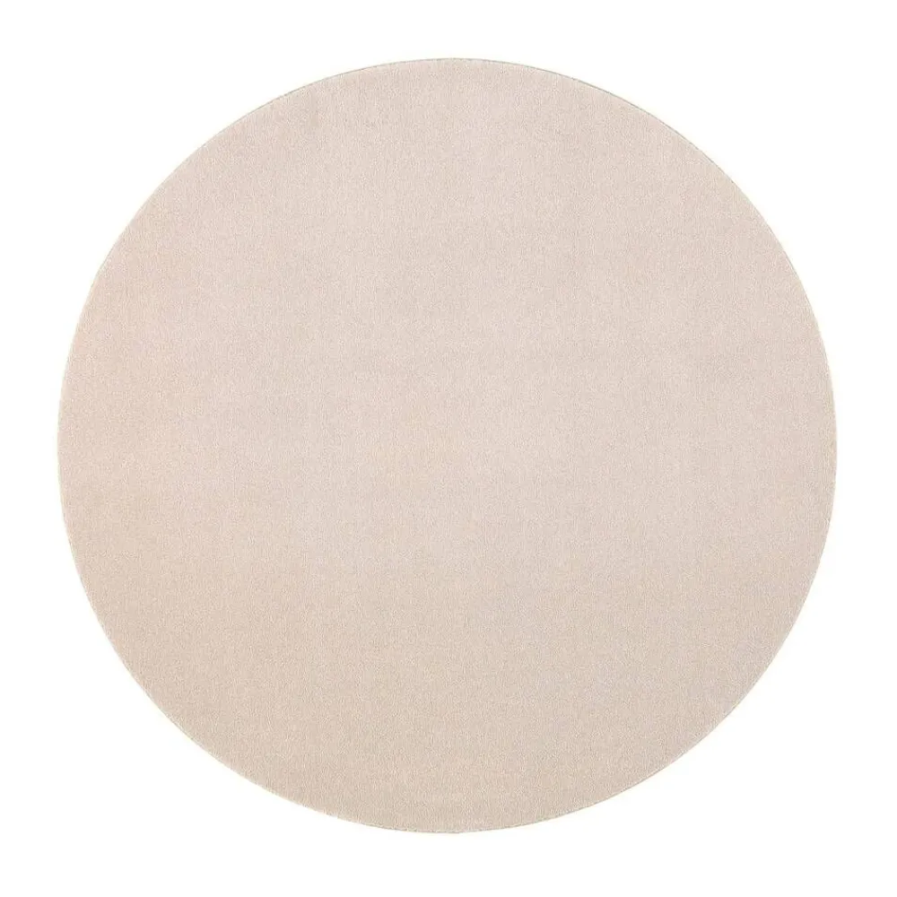 Puuteri 129 harmaa, Ø 133 cm, kantti 5430>VM-Carpet Online