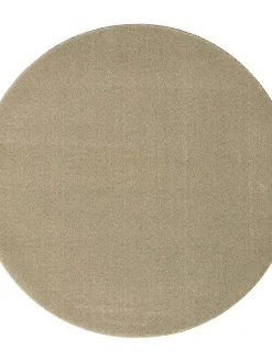 VM-Carpet Pyöreät Matot|Puuteri 164 oliivi, Ø 160 cm, kantti 5921