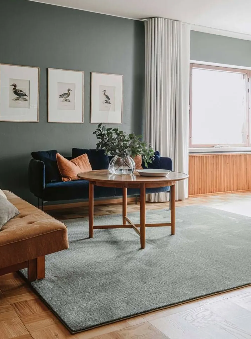 VM-Carpet Keskilattiamatot|Puuteri 164 oliivi, 133*200 cm, kantti 5921