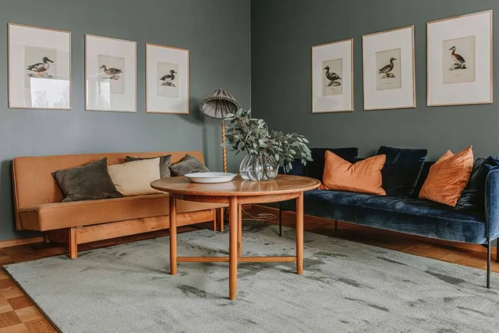 VM-Carpet Keskilattiamatot|Puuteri 164 oliivi, 133*200 cm, kantti 5921